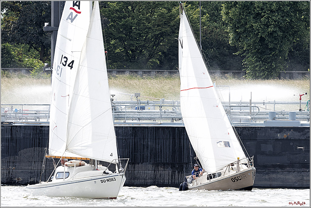 100 Jahre Rheinwoche 2022 - 2. Wettfahrt  Hitdorf - Duesseldorf, 03.06.2022,